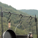 Outdoor Hanging Rack Camping Removable Detachable S-Shaped Hook Pot Pan Holder
