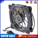 Silent Cooler 120mm Dual Halo Hydraulic Bearing CPU Cooling Fan (Multicolor