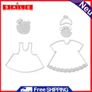 Snowvirtuos 5pcs Metal Skirt Cutting Tools DIY Paper Card Scrapbooking Pre