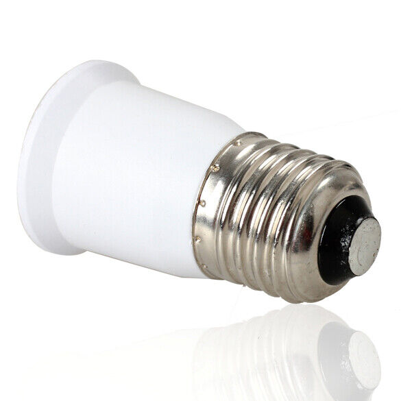 E27 to E27 Extension Base CLF LED Light Bulb Lamp Adapter Socket Converter Newly