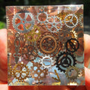 5cm Orgonite Pyramid Heal Chakra Crystal Stone Energy Orgone Generator (E) Newly