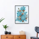 5D DIY Part Special Shaped Drill Diamond Painting Flowers Drawing Newly