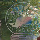 Rainbow Window Stickers Glue Free for Home Static Film PVC Decorative Art D