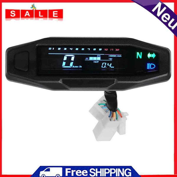 LCD Motorcycle Speedometer Odometer Speedometer Electric Injection Carb Meter