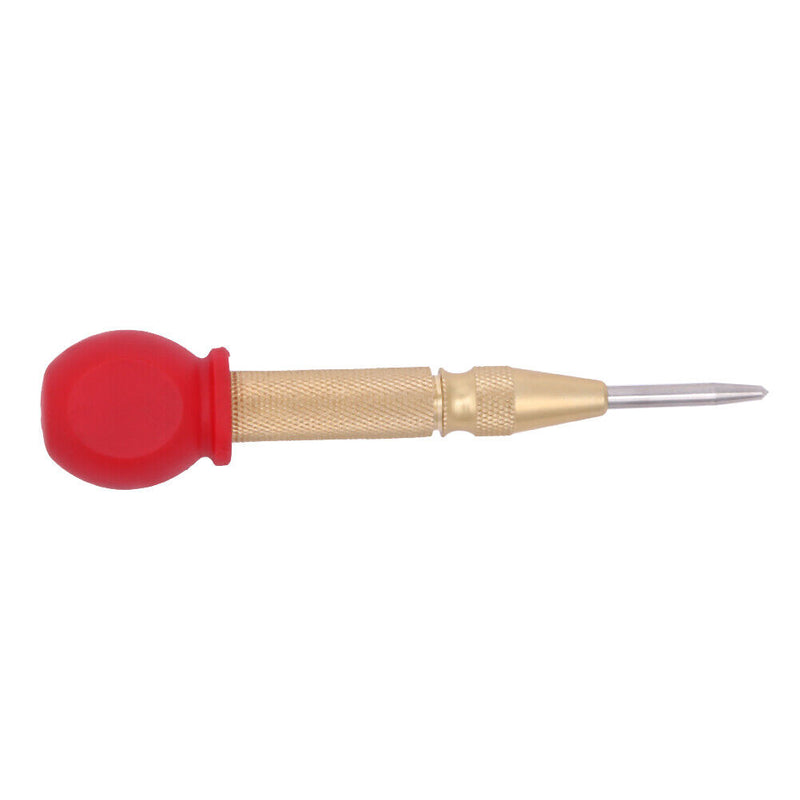red handle 5 Inch Automatic Center Pin Punch Spring Loaded Marking Newly
