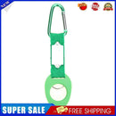 Sports Outdoor Rubber Kettle Buckle Carabiner Water Bottle Holder (Green)