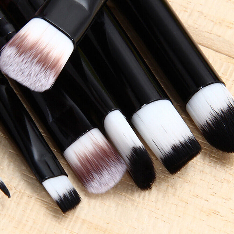 15Pcs Makup Brushes Tool Set Eyeshadow Eye Brush Kits?Purple Black?