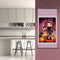 Hand Painted on Canvas DIY Evil Girl Oil Paint By Numbers Drawing Kit Ornaments