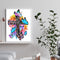 Butterfly on Cross Oil Paint By Numbers DIY Canvas Picture Wall Art Craft Gift