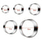 5pcs Circle Steel Cookie Cake Cutter Biscuit Diy Baking L6C0 Pastry J1I7