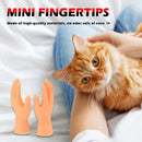 1 Pair Soft Plastic Safety Small Simulation Hands Puppet Pet Interactive To