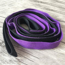 6.6ft Yoga Stretch Strap Aerial Yoga Anti-Gravity Rope w/ Grip Loops(Purple