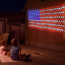 Day USA Flag Net Light American Flag Lights With 420 Super Bright LEDs