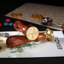 Rose Pattern Sealing Wax Stamp Fire Painting Stamping Envelopes Card (71) Newly