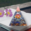Energy Orgone Generator Pyramid Healing Reiki Chakra Meditation Home Decor Gift