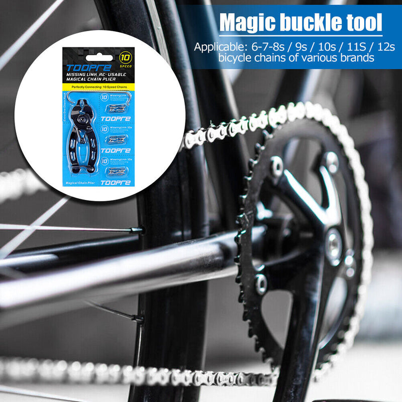 TOOPRE MTB Bike Chain Quick Link Tool Master Link Repair Pliers Kits (10S)
