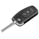 3 Button Remote Flip Key Fob 433MHz 4D63 Chip for Ford Focus Mondeo Fiesta S Max