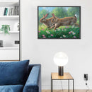 Bushes Animals Oil Paint By Numbers Kit DIY Acrylic Painting on Canvas Drawing