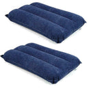 1x 90% PVC Inflatable Pillow Camping Travel Soft Dark L8W1 Portable G5M5 N7V4