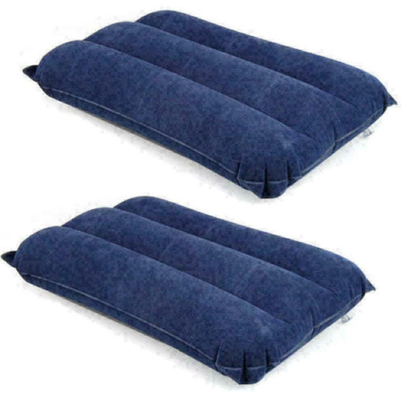 1x 90% PVC Inflatable Pillow Camping Travel Soft Dark L8W1 Portable G5M5 N7V4