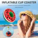 Inflatable Cup Coaster Circle Pool Air Mattress Drink Holder Accessory (B) Newly