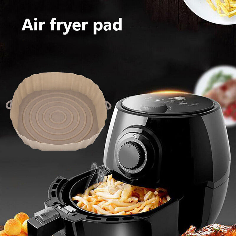 #A Air Fryer Basket Heat Resistant Air Fryer Mats Square Parchment for Toaster O