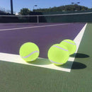High Elasticity Self-Study Woolen Training Tennis Ball w/ Detachable String