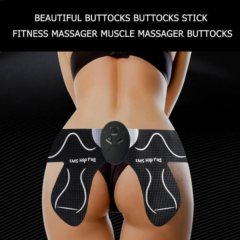 Hip Trainer Buttock Tighter Lifter EMS Vibration Muscle Stimulator (White)