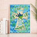 5D DIY Cross Luminous Diamond Painting Full Round Drill Home Decoration Gifts