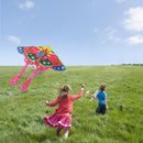 90x50cm Bright Cloth Colorful Butterfly Kite Outdoor Foldable Kites (A) Newly
