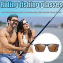 Outdoor Sport Ride Sunglasses UV400 Driving Fishing Glasses (C182-P75 Tea) Newly