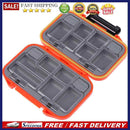 Outdoor 12 Grid Waterproof Lure Hook Bait Fishing Tackle Storage Box Case