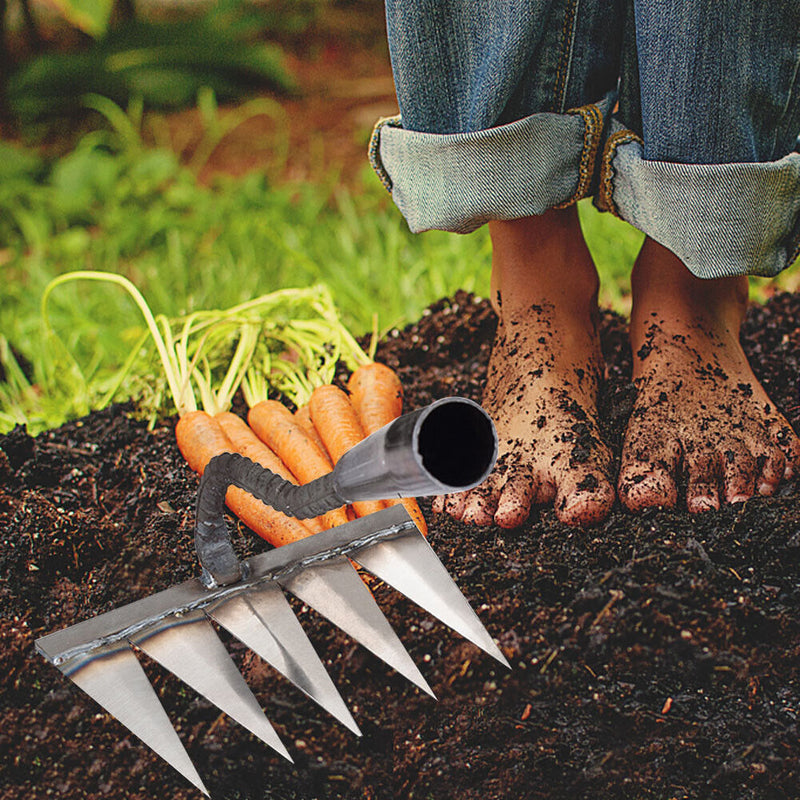 #A Weeding Hoe Rake Nail Harrow Grasping Raking Loosening Soil Agricultural Tool
