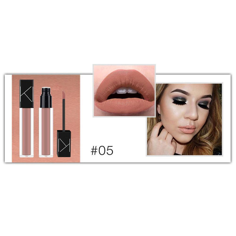 KIMUSE Long Lasting Moisturizing Waterproof Liquid Lipstick Lip Gloss (05)