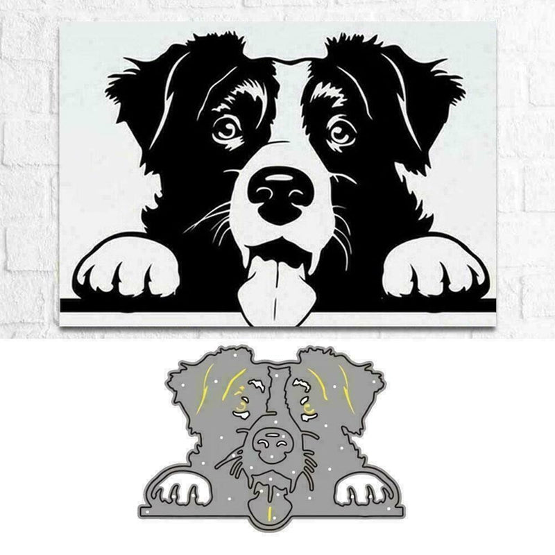 Dog Metal Cutting Dies Cutting Stencil DIY Scrapbooking Card E0E5 Paper Q4E4