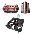 12cm 4 Pin High Speed Desktop Chassis Fan 12V Large Air Volume Computer Cooler
