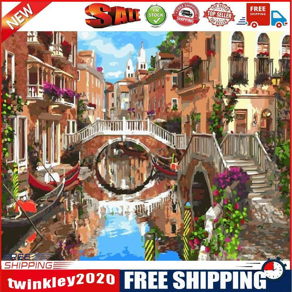 Venice 50x40cm Oil Paint By Numbers Picture DIY Painting M684