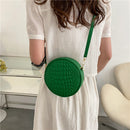 Mini Round Crossbody Bags Women Alligator Leather Shoulder Messenger Handbags