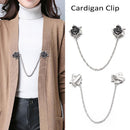 Fashion Jewelry Shirt Collar Clips Shawl Brooch Cardigan Clip Duck Clip Clasps