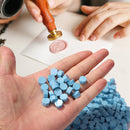 200pcs Octagon Sealing Wax Blue Wax Beads for Envelope Invitation DIY (C) Newly
