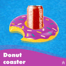 #A Swimming Pool Drink Cup Holder PVC Donut Floating Stand Pool Party Toys Suppl