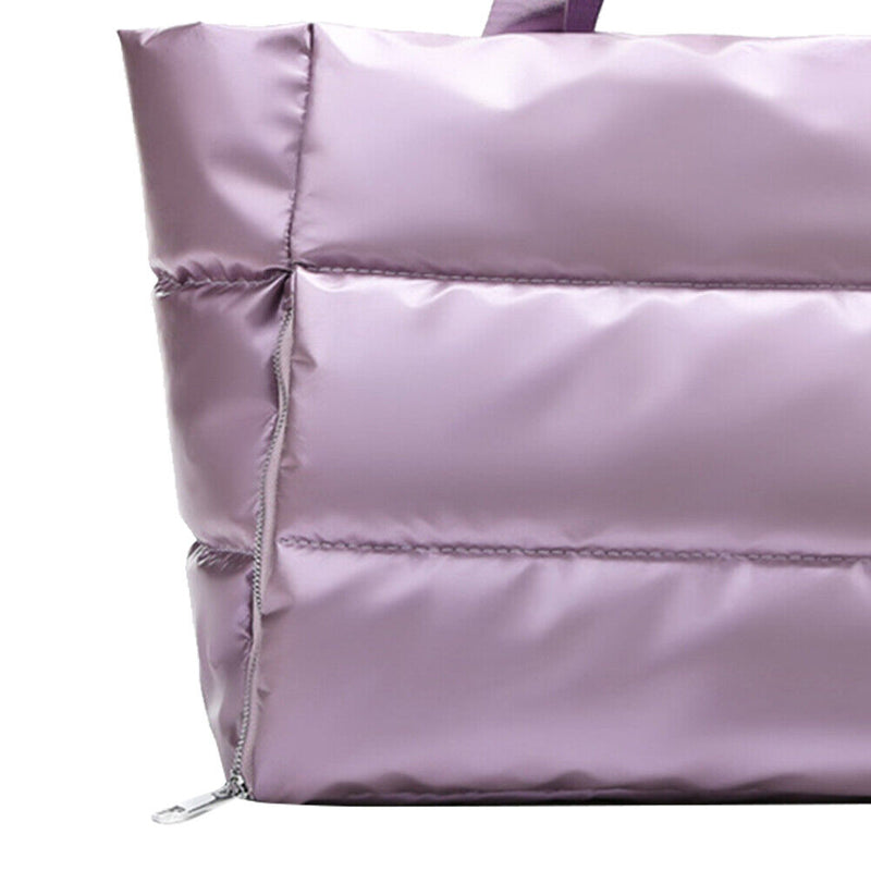 Dry-Wet Separation Yoga Handbag Large Capacity Multifunctional Bag (Purple)