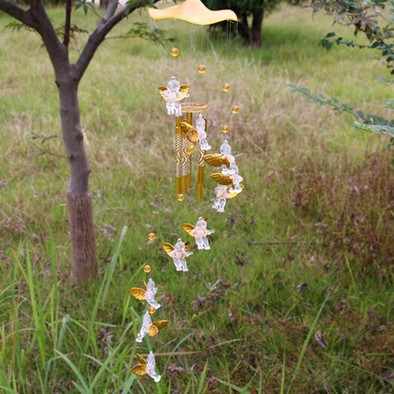 Angel Cupid Creative Bell Wind Chimes Home Yard Garden Hanging Decor Newly