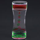 2 Color Movement Visual Timer Liquid Oil Drops Acrylic Hourglass Desktop Decor