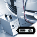 Universal Battery Indicator LCD Display Batteries Capacity Monitor (White) Newly