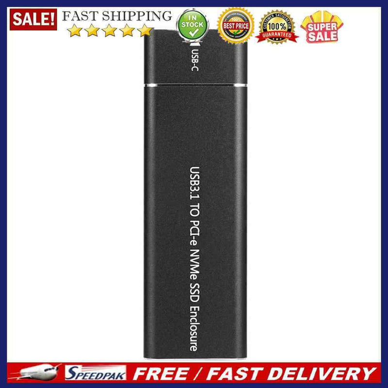 USB3.1 SSD Case HDD Enclosure Laptop Accessories Aluminum Alloy for Windows 98