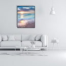 5D DIY Full Drill Diamond Painting Sunrise Beach Cross Stitch Embroidery Gi