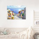Full Embroidery Stamped Santorini 11CT Needlework DIY Cross Stitch Kits Decor