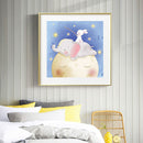 5D DIY Diamond Painting Baby Elephant Full Round Drill Mosaic Art Picture Decor