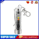XPG2 LED Mini Flashlight Keychain UV 395nm 400lm Pocket Light (Clear White)